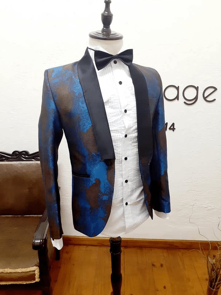 Abstract Blue Tuxedo