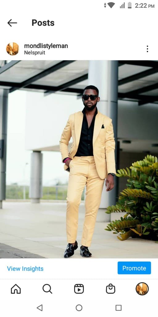 Pale Yellow Suit